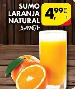 Pingo Doce Sumo laranja natural promoção