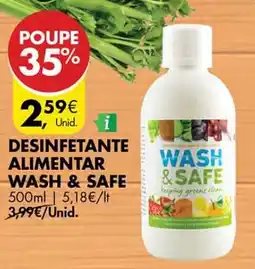 Pingo Doce Desinfetante alimentar wash & safe promoção
