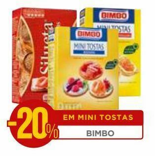 El Corte Inglés Torrada para aperitivo bimbo promoção