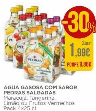 El Corte Inglés Água com sabor pedras salgadas promoção