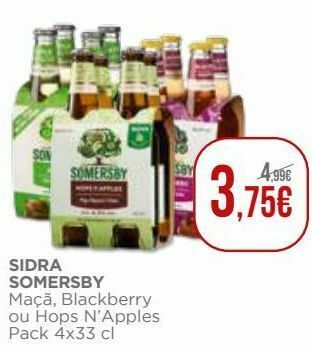 El Corte Inglés Sidra somersby promoção