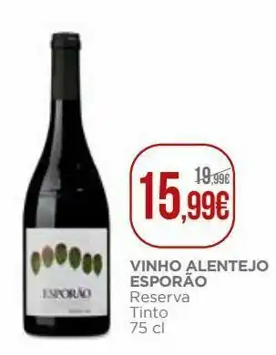 El Corte Inglés Vinho reserva esporão promoção