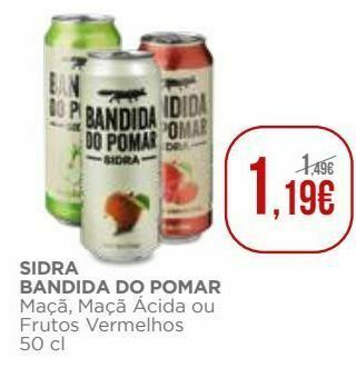 El Corte Inglés Sidra bandida do pomar promoção