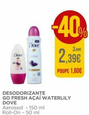 El Corte Inglés Desodorizante dove promoção