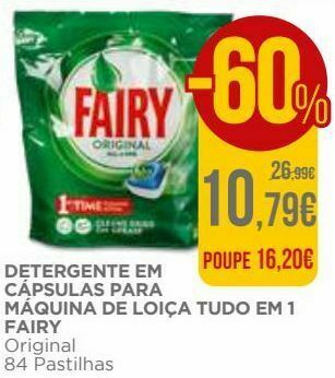 El Corte Inglés Detergente em cápsulas fairy promoção