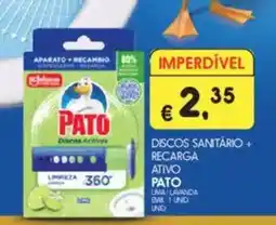 Meu Super Discos sanitario + recarga ativo pato promoção