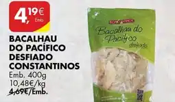 Pingo Doce Bacalhau do pacífico desfiado constantinos promoção