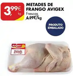 Pingo Doce Metades de frango avigex promoção