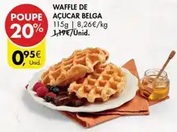 Pingo Doce Waffle de açucar belga promoção