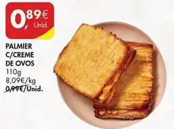 Pingo Doce Palmier c/creme de ovos promoção