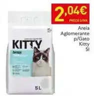 Recheio Areia aglomerante p/gato promoção