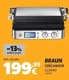 Radio Popular Braun - grelhador cg9040 promoção