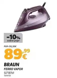 Radio Popular Braun - ferro vapor promoção