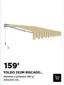 Bricomarché Toldo 3x2m riscado promoção