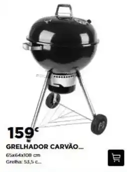 Bricomarché Grelhador carvao promoção