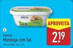 ALDI Mimosa - manteiga com sal promoção