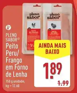 ALDI Convenção sabores - peito peru/ frango em forno de lenha promoção