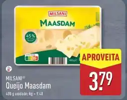 ALDI Milsani - queijo maasdam promoção