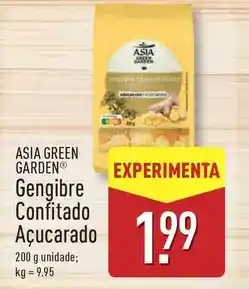 ALDI Asia green garden - gengibre confitado acucarado promoção