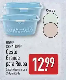 ALDI Home creation - cesto grande para roupa promoção