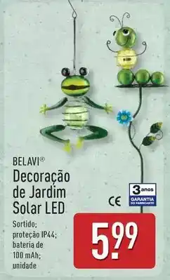 ALDI Decoracao de jardim solar led promoção