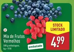 ALDI Mix - de frutos vermelhos promoção
