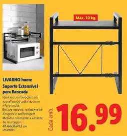 Lidl A+ - home suporte extensivel para bancada promoção
