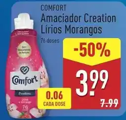 ALDI Comfort - amaciador creation lirios morangos promoção