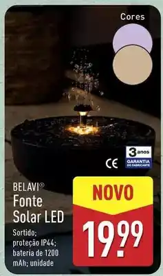ALDI Fonte solar led promoção