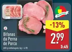 ALDI Bifanas da perna de porco promoção