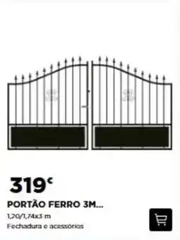 Bricomarché Portão ferro 3m promoção