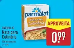 ALDI Parmalat - nata para culinaria promoção