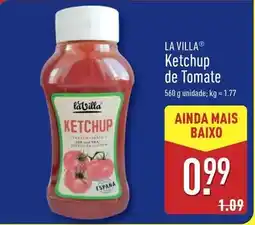 ALDI Villa - ketchup de tomate promoção