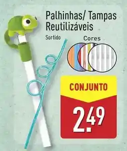 ALDI Palhinhas/ tampas reutilizaveis promoção