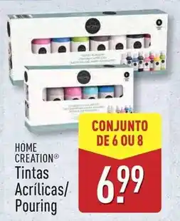 ALDI Home creation - tintas acrílicas promoção