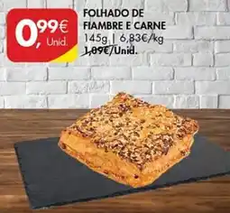 Pingo Doce Folhado de fiambre e carne promoção