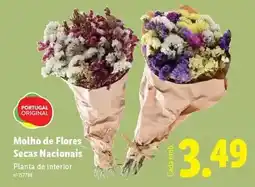 Lidl Portugal - molho de flores secas nacionals promoção