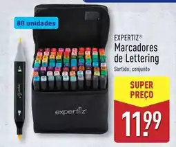 ALDI Marcadores de lettering promoção