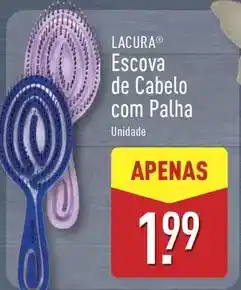 ALDI Lacura - escova de cabelo com palha promoção