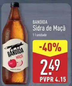 ALDI Bandida do pomar - sidra de maçã promoção