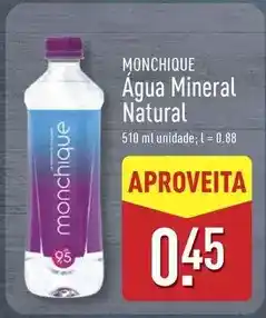 ALDI Monchique - agua mineral natural promoção