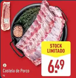 ALDI Costela de porco promoção