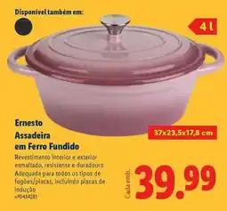 Lidl Ernesto - ernesto assadeira em ferro fundido promoção
