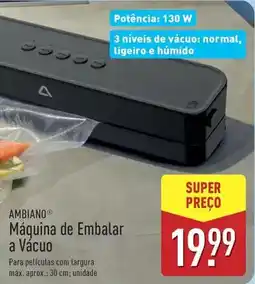 ALDI A+ - maquina de embalar a vacuo promoção