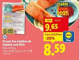Lidl Lidl - ocean sea lombos de salmão sem pele promoção