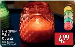 ALDI Home creation - vela de citronela promoção