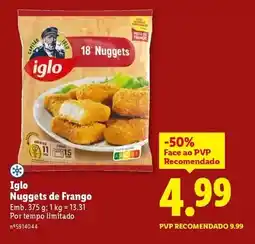 Lidl Iglo - nuggets de frango promoção