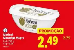 Lidl Matinal - manteiga magra promoção