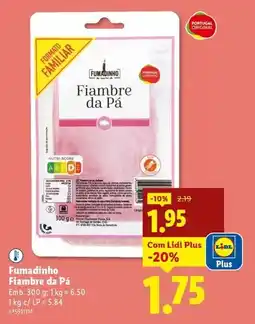 Lidl Fumadinho - fiambre da pa promoção