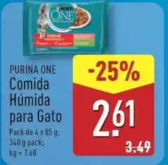 ALDI Purinaone - comida humida para gato promoção